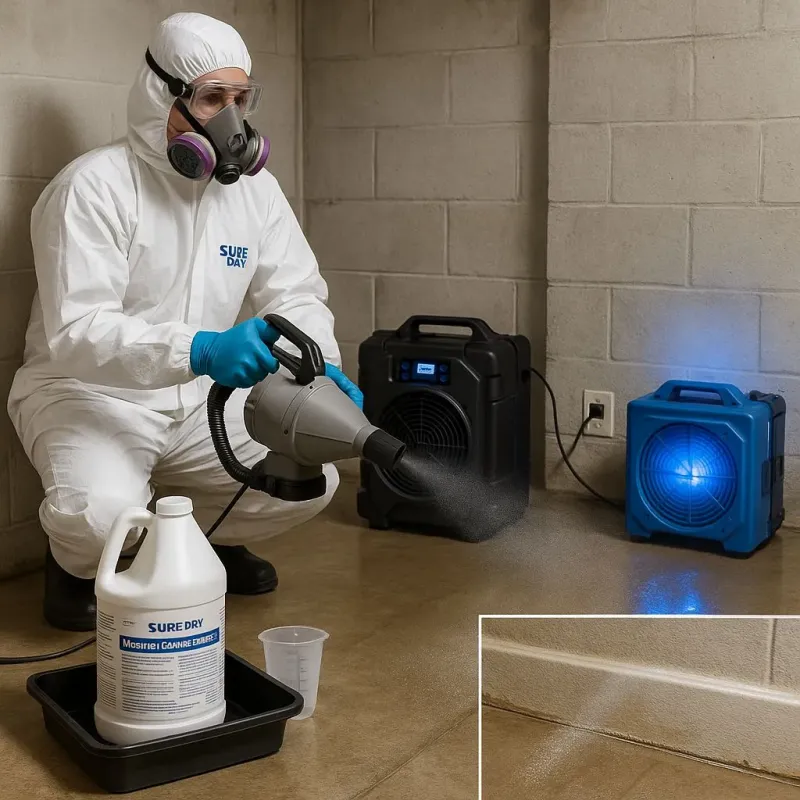 Sanitization and Odor Removal process in Cornwall, PA