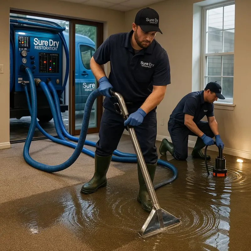 Water Extraction and Removal process in Cornwall, PA